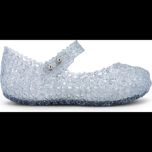 Mini Melissa Campana Papel Baby
Size: 11
Color: GLITTER HOLOGRAFIC gently worn - Picture 2 of 9